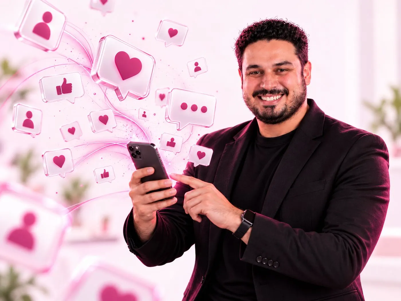 جرجس عماد بيشرح خدمة إنتاج المحتوى والموشن جرافيك